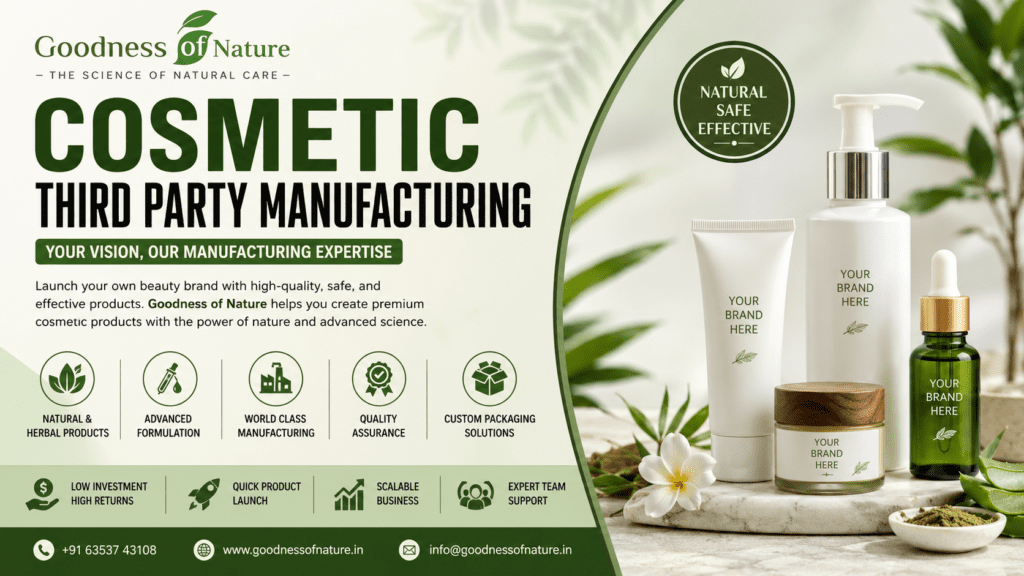 Cosmetic Third Party Manufacturing